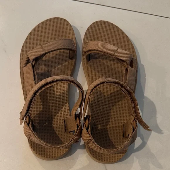 Teva Tan Strappy Sandals- Sand Dune - Picture 3 of 5